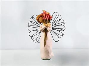 مجسمه ویلوتری فرشته آرزوهای زیبا کد ۱۲۲/۱(آذین خانه)