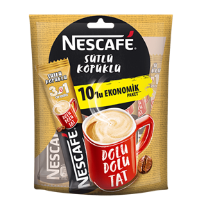 قهوه فوری شیری ۳ در ۱ نسکافه بسته ۱۰ عددی Nescafe نستله 