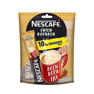 قهوه فوری شیری ۳ در ۱ نسکافه بسته ۱۰ عددی Nescafe نستله 