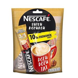 قهوه فوری شیری ۳ در ۱ نسکافه بسته ۱۰ عددی Nescafe نستله 
