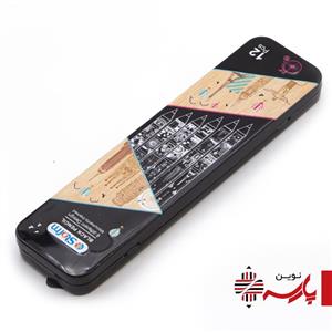 مداد مشکی پاک‌کن دار طرح آثار تاریخی 12 عددی جعبه فلز 810 استورم