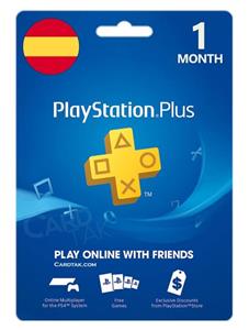 تایم کارت پلی استیشن پلاس 1 ماهه اسپانیا ES PlayStation Now Months Spain 