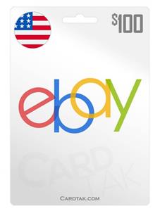 گیفت کارت ای بی 100 دلاری آمریکا (US) eBay Gift Card $100 USD
