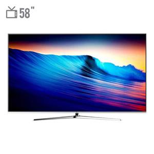 تلویزیون 58 اینچ UHD 4K جی‌پلاس مدل 58LU721S G PLUS 58LU721S 