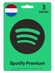 گیفت کارت اسپاتیفای پریمیوم سه ماهه هلند NL Spotify 3 Months Premium Netherlands 
