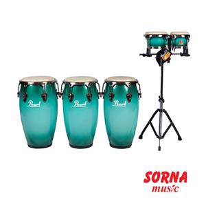 تومبا سه تایی با بانگو وپایه Bobby Allende Signature Congas Pearl Bobby Allende Signature Bongos