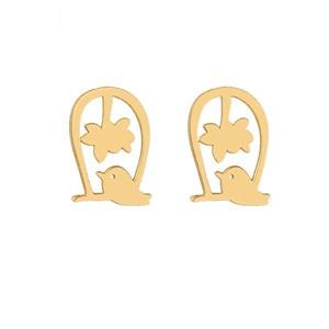 گوشواره طلا 18 عیار شانا مدل E-SG08 Shana E-SG08 Earring