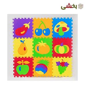 کفپوش اتاق کودک طرح میوه ها