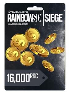 شارژ اکانت رینبو سیکس 16K کردیت استیم Rainbow Six Siege 16000 R6 Credits 