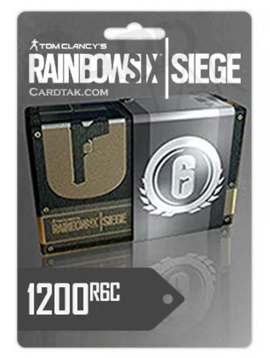 قیمت و خرید گیفت کارت شارژ اکانت رینبو سیکس 1200 کردیت استیم Rainbow Six Siege 1200 R6 Credits