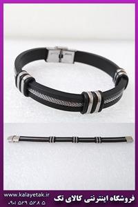 دستبند پلاک دار طرح زنجیری