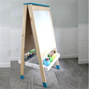 تخته نقاشی دو طرفه چوبی کودک