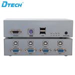 سوئیچ کی وی ام 4 به 1 دیتک  DTECH DT-7017 KVM Switch 4X1