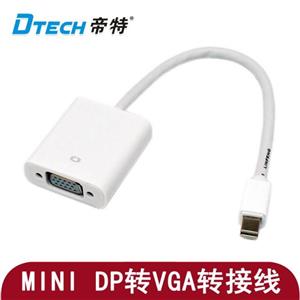 تبدیل minidisplay به vga دیتک Dtech DT 6509 displayport to dp adapter cable 