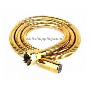 شلنگ توالت طلایی براق