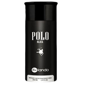 اسپری بدن مردانه بایلندو پولو بلک 200 میلی لیتر Polo Black Bailando Body Spray 200ml 