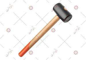 چکش لاستیکی دسته چوبی مهدوی 600 گرم طول کلی 370 میلیمتر