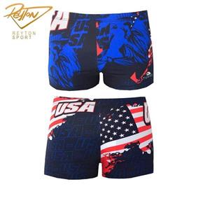 مایو شنا مردانه توربو Boxer Full Printed USA | 3071 