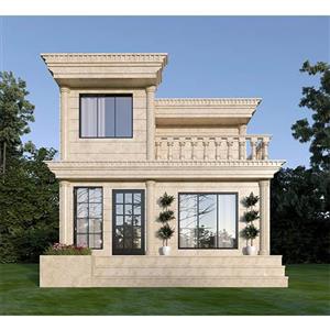 طراحی ویلا کلاسیک کد 3309