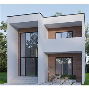 طراحی ویلا دوبلکس کد 70