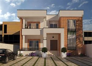 طراحی ویلا مدرن دوبلکس