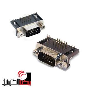 دی کانکتور روبردی رایت انگل 3ردیفه نری 15 پین