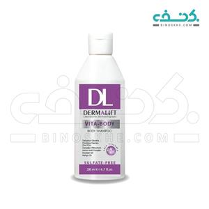 شامپو بدن بدون سولفات ویتا بادی درمالیفت Dermalift Anti Fungal Body Shampoo 200ml 