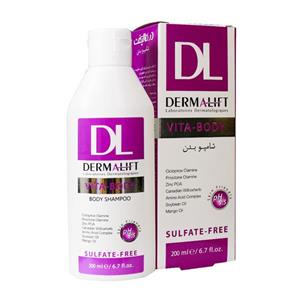 شامپو بدن بدون سولفات ویتا بادی درمالیفت Dermalift Anti Fungal Body Shampoo 200ml 