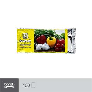 کیسه فریزر نایلونی بادوک - 100 عددی 35 × 25