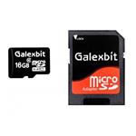 کارت حافظه microSDHC گلکسبیت مدل G16 کلاس 10 استاندارد UHS-I U1 سرعت 50MBps ظرفیت 16 گیگابایت به همراه آداپتور SD