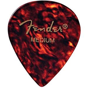 پیک گیتار فندر مدل 551 SHELL Medium بسته‌ دوازده عددی Fender Guitar 12 Pick 