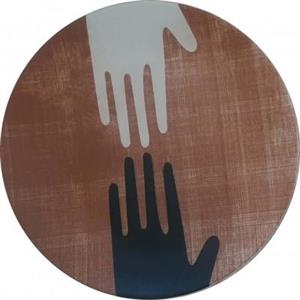 بشقاب غذاخوری و پیش دستی سرامیکی طرح دار کرامیکا کد 1