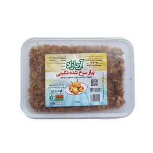 پیاز سرخ شده نگینی آریاراد مقدار 200 گرم