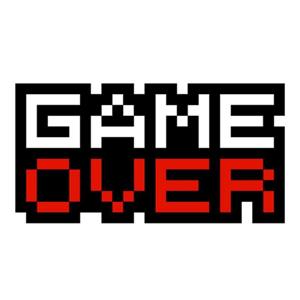 استیکر لپ تاپ طرح Game Over کد ST-93 