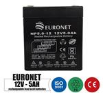 باتری شارژی 12 ولت 5 آمپر EURONET مدل NP5.0-12