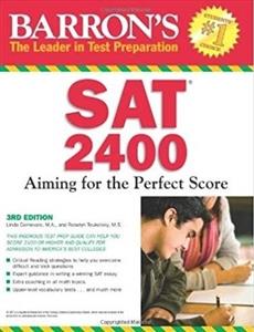 کتاب Barrons SAT 2400 Aiming for the Perfect Score