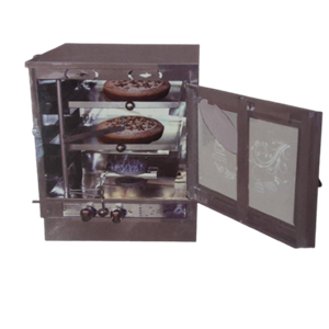 تنور گازی تمام استیل مدل دو کشو پایه بلند گوهرآذران