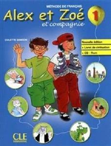 کتاب Alex et Zoe - Niveau 1 - Livre + Cahier d'activite Alex et Zoe 1 - Livre + CD Rom