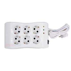 محافظ برق صوتی و تصویری ارتدارـ شش خانه  1.8متری فوسا جم