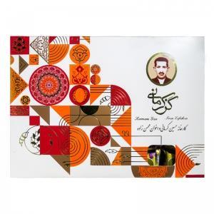 گز لقمه پسته زعفرانی 38 درصد 450 گرمی کرمانی