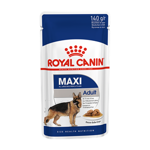 غذا پوچ سگ رویال کنین مدل Maxi adult وزن 140 گرم