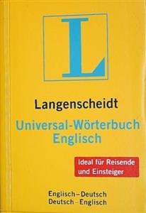 دیکشنری دوسویه Langenscheidt, Universal-Wörterbuch Englisch : Englisch-Deutsch, Deutsch-Englisch جیبی 