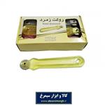 رولت خیاطی دسته پلاستیک شفاف دندانه دار زمرد ۱۱ سانت HKH-011