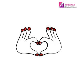 پین فلزی طرح قلب کد RG-PI 139