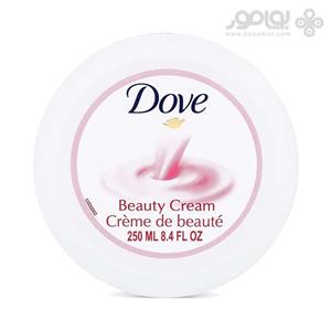 کرم مرطوب کننده بدن داو مدل beauty cream حجم 250 میل