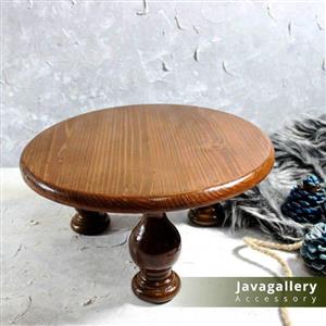 استند کیک پایه چوب راش