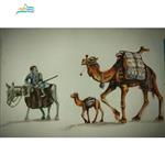 نقاشی کاروان شتر برند نقش خیال