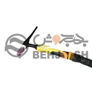 تورچ آرگون هواخنک شاسی دار ثابت مهره ای دسته زرد ومشکی 4متری