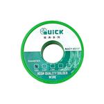 سیم لحیم کوییک SOLDER WIRE QUICK سایز 0.3 و 0.5 میلیمتر مناسب تعمیرات برد گوشی موبایل