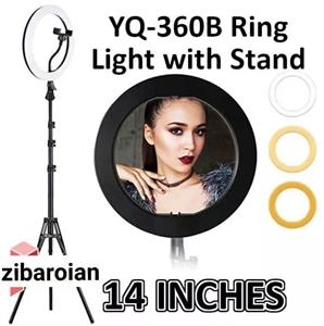 رینگ لایت برند کندلا مدل Ring Light LED CANDELA YQ-360B + سه پایه 